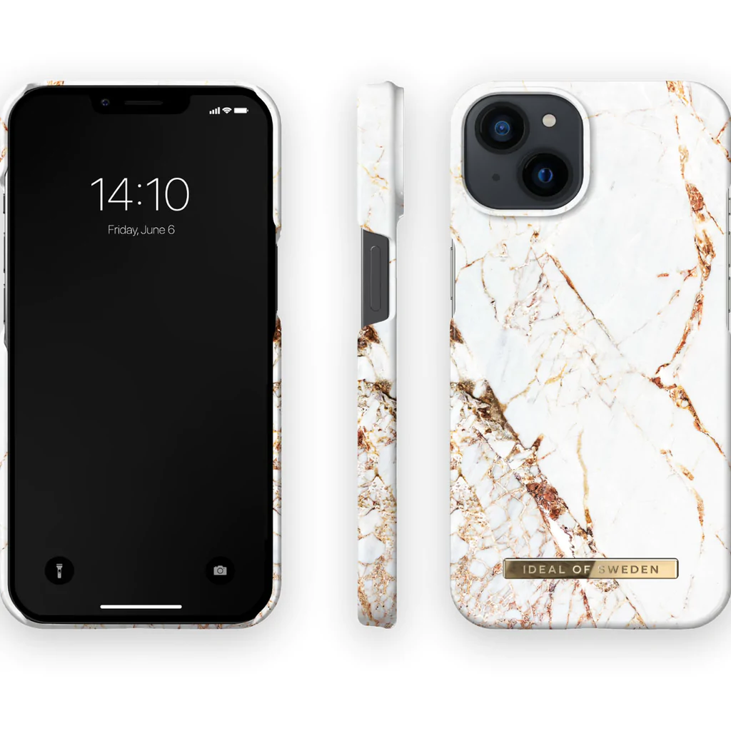 ☆iDEAL OF SWEDEN Carrara Gold アイディール iPhoneケース☆ Ideal of Sweden Fashion Case MagSafe iPhone 14 (Carrara Gold